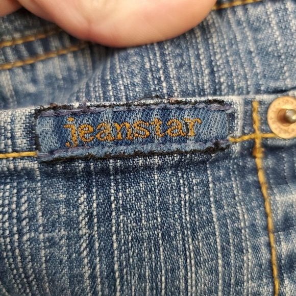 SZ 6 JEAN STAR stretch straight leg deni. - Picture 7 of 11